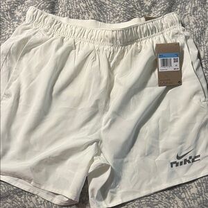 Nike mens Athletic White Shorts